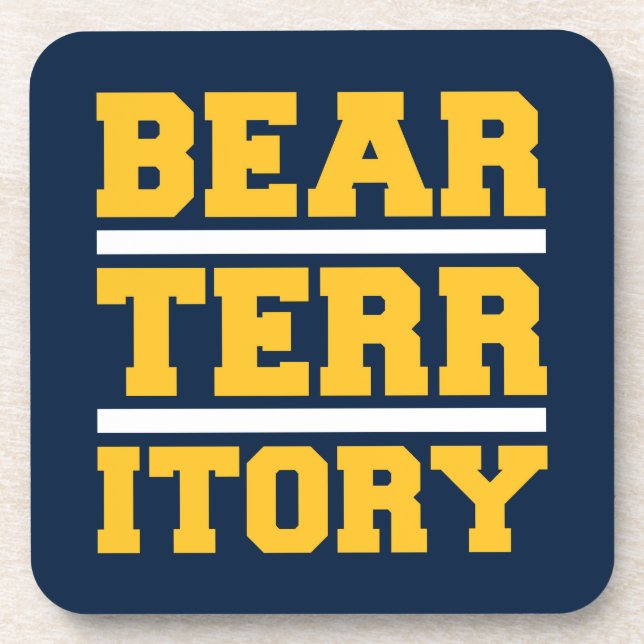 Golden Bear Territory Coaster (Front)