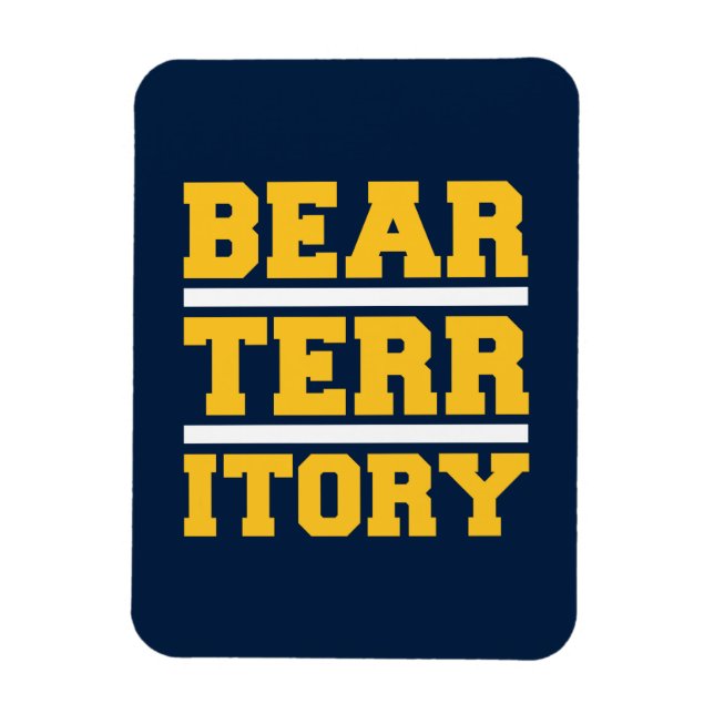 Golden Bear Territory Magnet (Vertical)