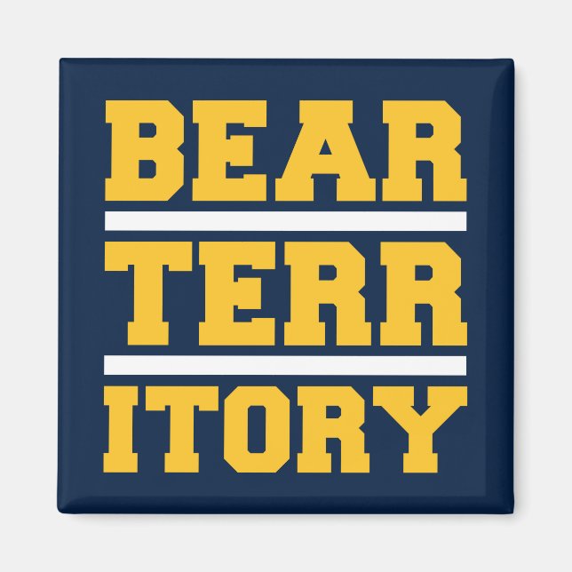 Golden Bear Territory Magnet (Front)