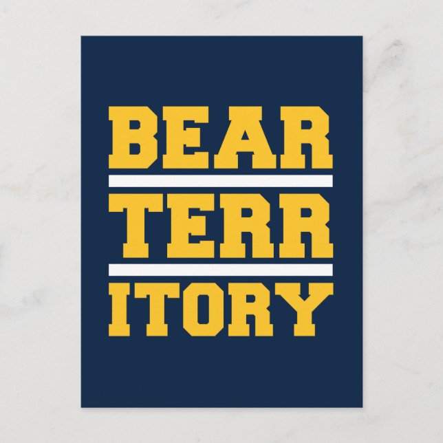 Golden Bear Territory Postcard (Front)