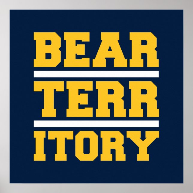 Golden Bear Territory Poster (Front)