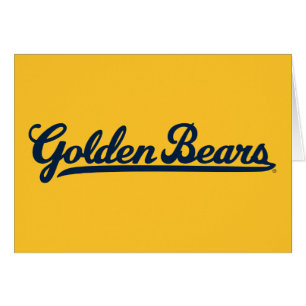 Golden Bears Blue Script