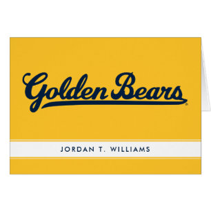 Golden Bears Blue Script