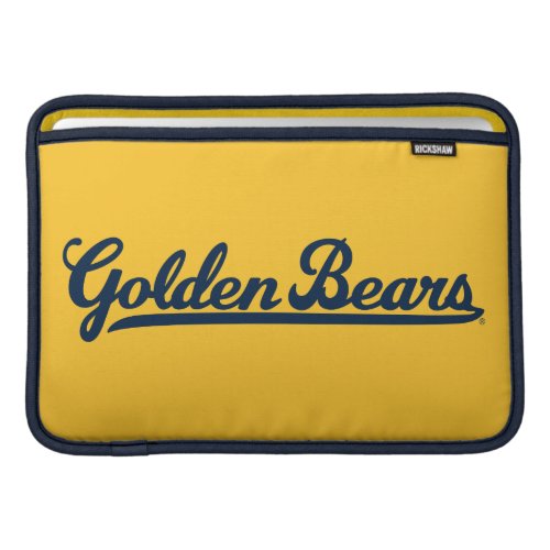 Golden Bears Blue Script MacBook Air Sleeve