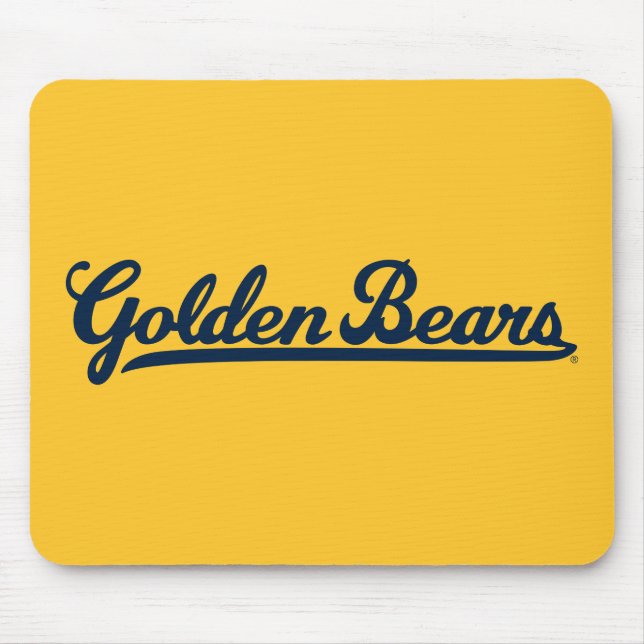 Golden Bears Blue Script Mouse Pad (Front)