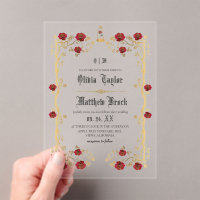 Golden Beast & the Beauty Fairytale Wedding 