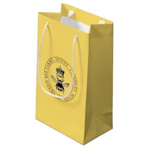 Golden Bee Apiary beekeeper Honey Products Small Gift Bag