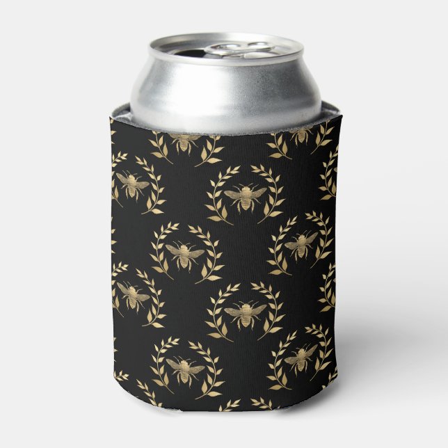 Golden Bee Can Cooler (Can Front)