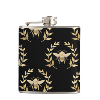 Golden Bee Flask