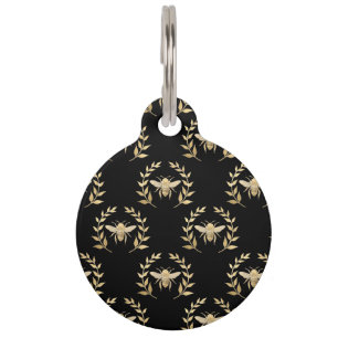 Golden Bee Pet ID Tag