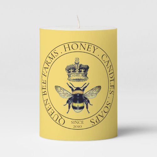 Golden Bee Products Pillar Candle