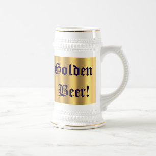 Golden Beer! on golden design #1 Stein