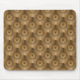 Golden Beige Ultramodern Chic Mousepad
