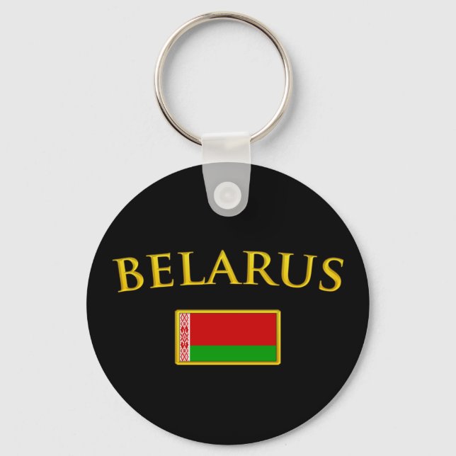 Golden Belarus Keychain (Front)