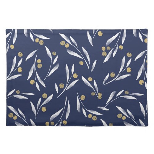 Golden Berries Willow Reversible  Cloth Placemat