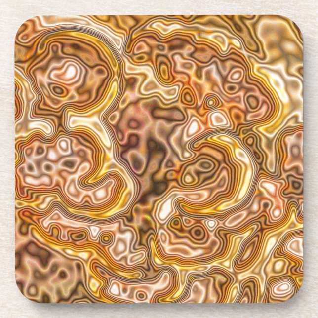 GOLDEN BEVERAGE COASTER (Front)