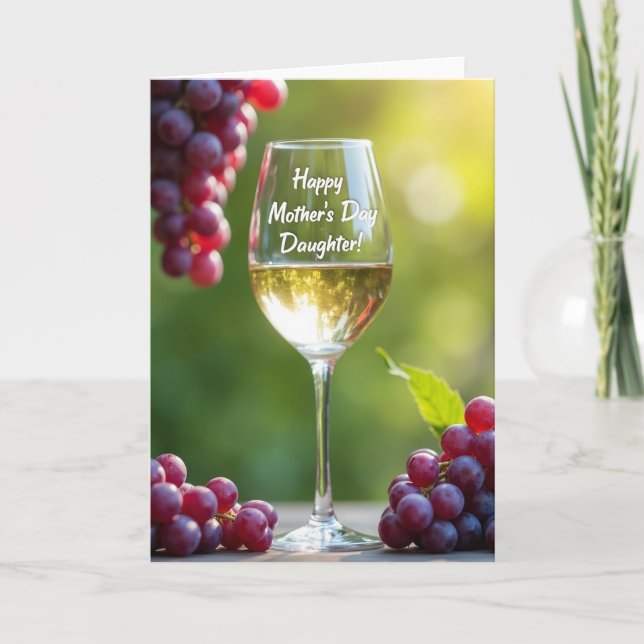 Golden Beverage Mothers Day Card (Front)