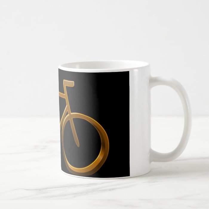 Golden Bike Coffee Mugs