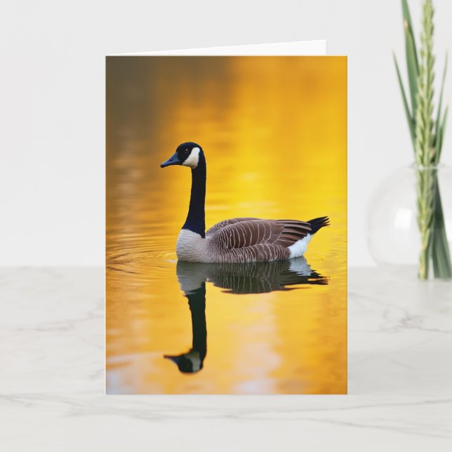 Golden Bird Fathers Day Card (Front)