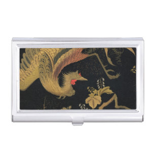 Golden Bird Japanese Classic Antique Business Card Case