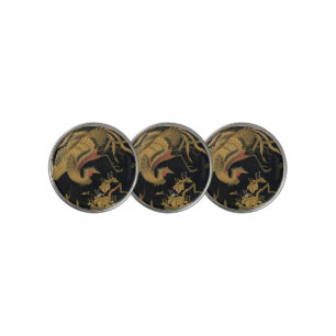 Golden Bird Japanese Classic Antique Golf Ball Marker