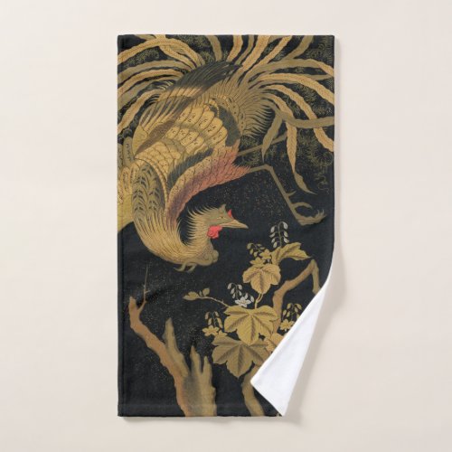 Golden Bird Japanese Rich Classic Art Bath Towel Set