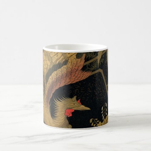 Golden Bird Japanese Rich Classic Art Coffee Mug