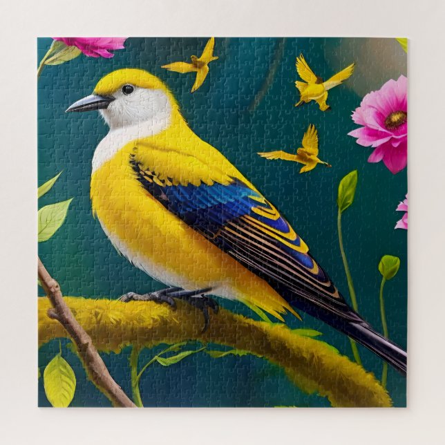 Golden Bird Jigsaw Puzzle (Vertical)