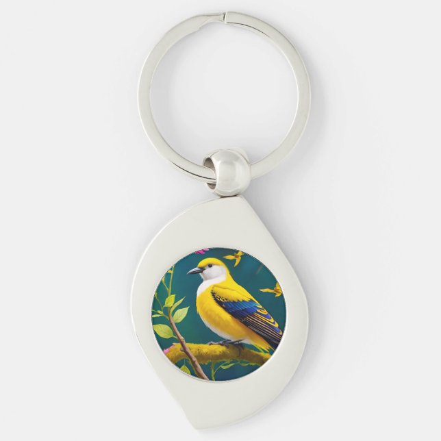 Golden Bird Keychain (Front)
