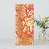Golden Bird Porcelain Ming Pattern (Standing Front)