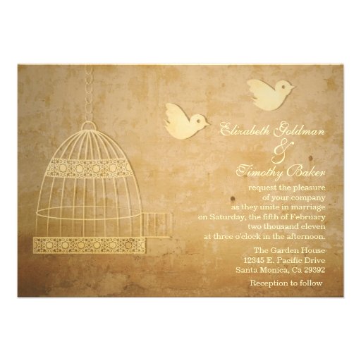 Birdcage Wedding Invitations 9