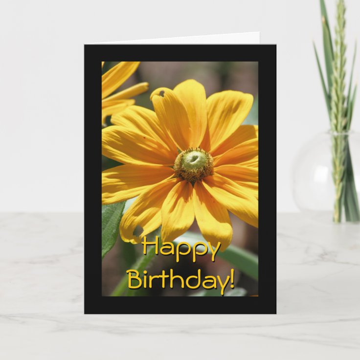 Golden Birthday Card | Zazzle