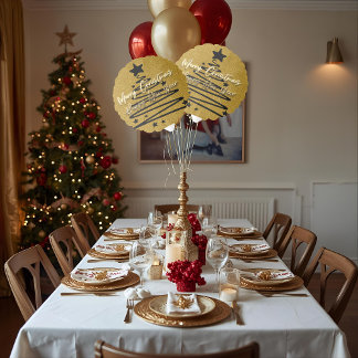 Golden Black Balloon