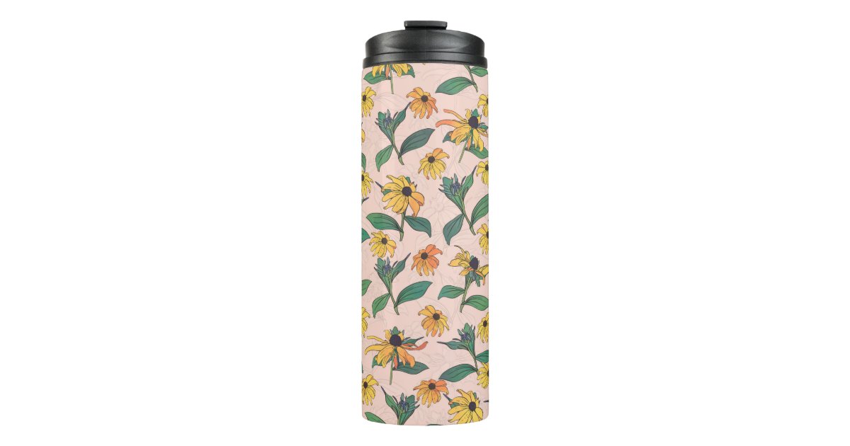 Lilac Daisy Flower Tumbler 22oz