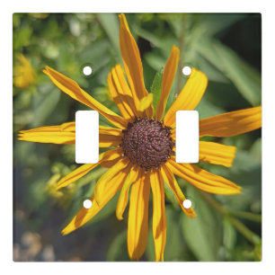 Golden Black-Eyed Susan Floral Wall Plate Cover