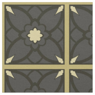 Golden Black Fabric