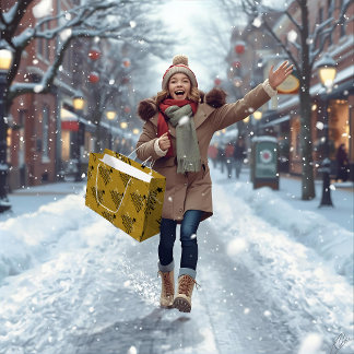 Golden Black Gift Bag