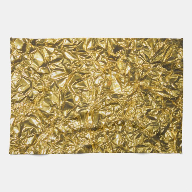 Golden Bling Kitchen Towel (Horizontal)