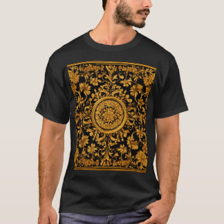 Golden Bloom Elegance T-Shirt