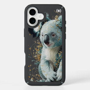 Golden Bloom Koala iPhone 16 Plus Case