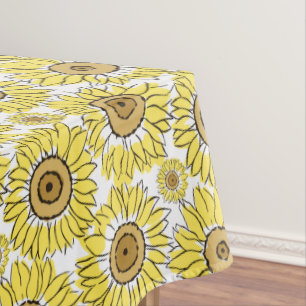 Golden Bloom Tablecloth