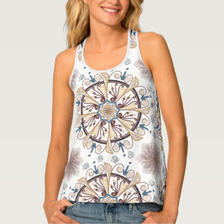 Golden Bloom Tank Top