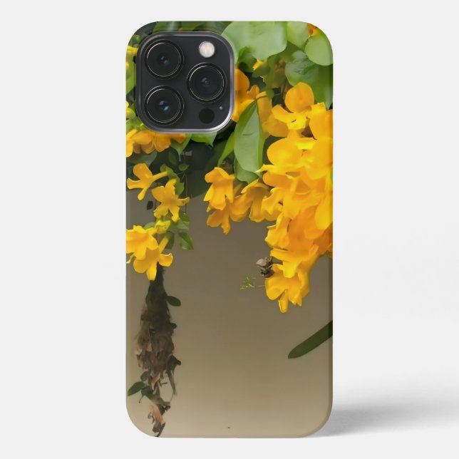 Golden Blossom Beauty iPhone Case (Back)