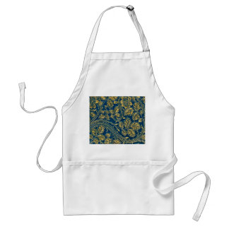 Golden Blossom Elegance Adult Apron