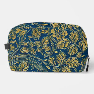 Golden Blue Elegance Dopp Kit