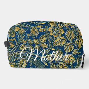 Golden Blue Elegance Dopp Kit