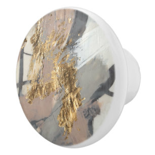 Golden Blush Ceramic Knob
