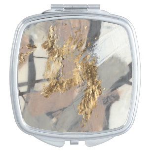 Golden Blush Compact Mirror