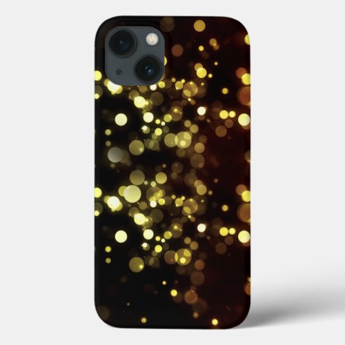 Golden Bokeh Lights Photography Lenses iPhone 13 Case