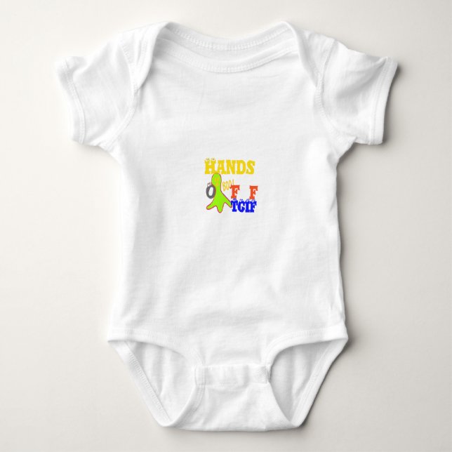 Golden Boo! Girly TGIF Thanks God Its Friday Hakun Baby Bodysuit (Front)